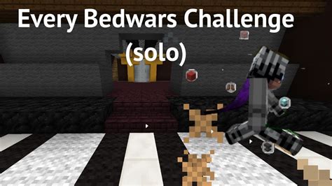 Every Hypixel Bedwars Challenge Montage Youtube