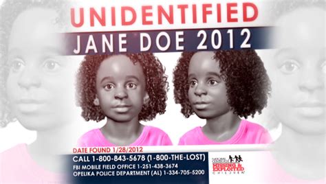 Opelika Investigators Hope Sharper Images Turn Focus On “baby Jane Doe