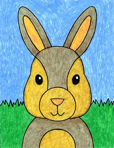 How To Draw The Easter Bunny · Art Projects For Kids