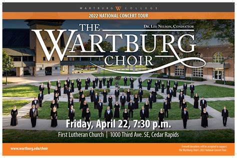 Wartburgcollege On Twitter The Wartburg Choir Kicks Off Its 2022 National Concert Tour This