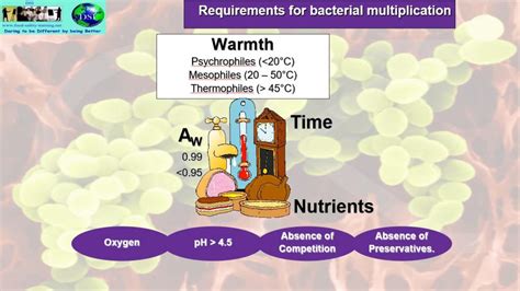 Requirements For Bacterial Multiplication Food Safety Training