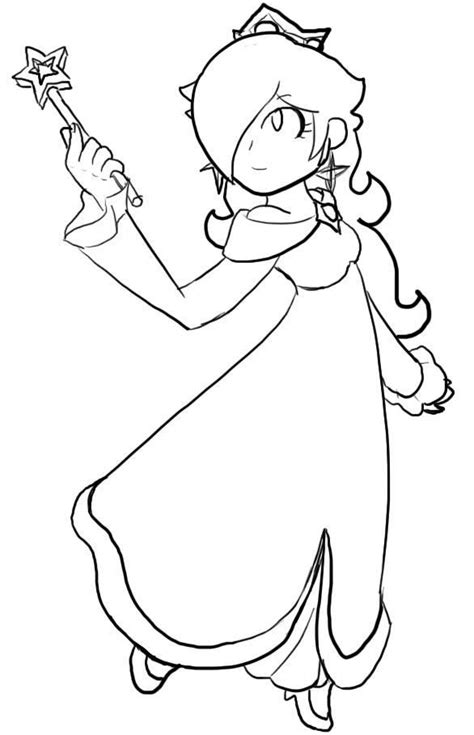 Rosalina Printable Coloring Pages Clip Art Library