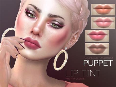 Subtle Lips In 10 Colors Found In Tsr Category Sims 4 Female Lipstick