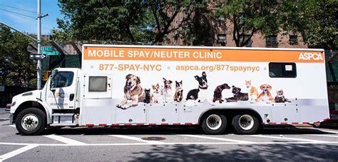 This surgery helps decrease the overwhelming number of unwanted pets in our city and improves your pet's chances for a longer, healthier life. NYC Mobile Spay/Neuter Clinic | Calendar | Vaccine | ASPCA