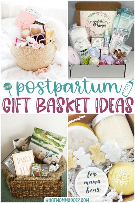 10 Postpartum Gift Basket Ideas What Mommy Does