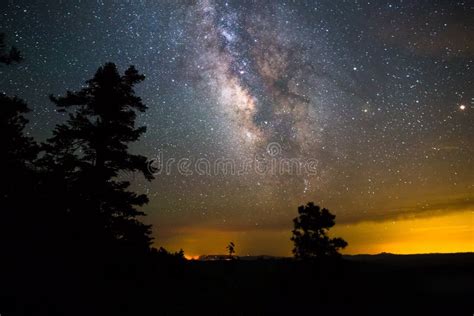 Milky Way Galaxy Stock Photo Image Of Mogollon Arizona 73068120
