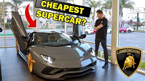What Is The Cheapest Supercar You Can Buy Youtube