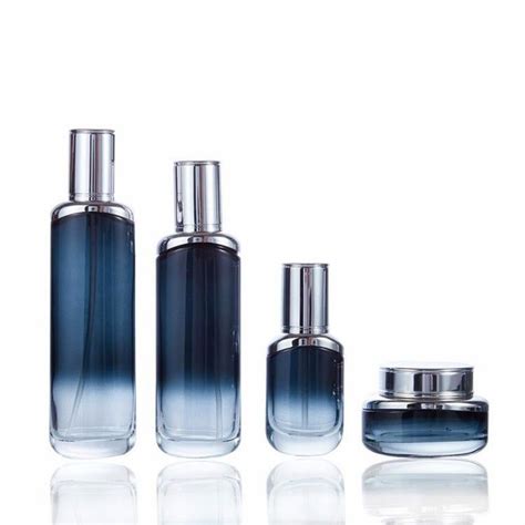Skin Care Glass Cosmetic Bottles 40ml 100ml 120ml Pump Bottles Cream