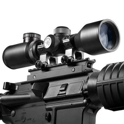 Buy Barska 3 9x42mm Ir Contour Mil Dot Compact Rifle Scope Online In