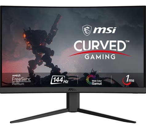 MSI Optix G C Full HD Curved LED Gaming Monitor Black Fast Delivery Currysie