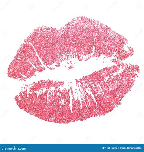 Pink Lip Beauty Glitter Picture Image 110615300