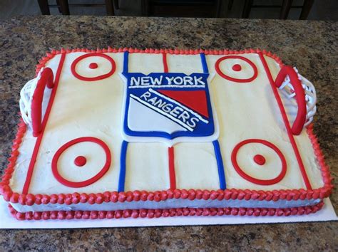 New York Rangers Cake Hockey Birthday Parties Special Occasion Cakes