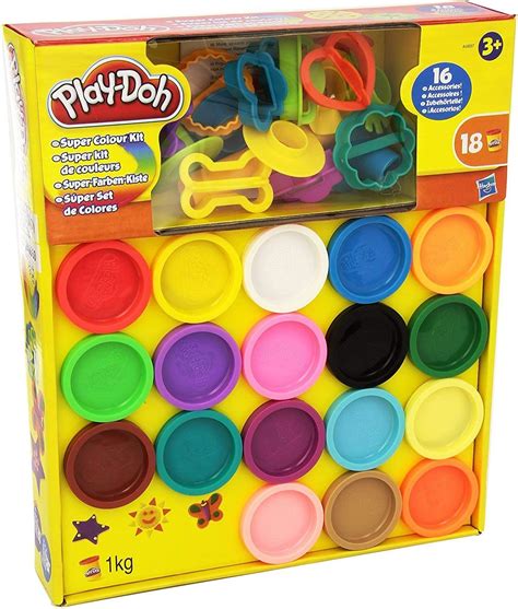 Play Doh Super Color Kit 18 Fun Colors 16 Tools And Accessories By