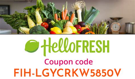 Hellofresh Promo Code Coupon Fih Lgycrkw5850v For 40 Off