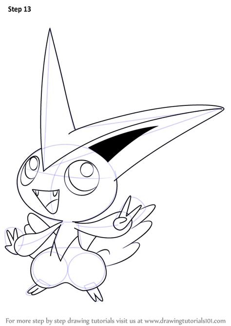 Pokemon Victini Coloring Pages