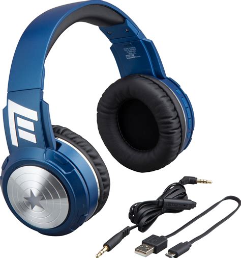 Best Buy Ihome Marvel Avengers Wireless Over The Ear Headphones Blue