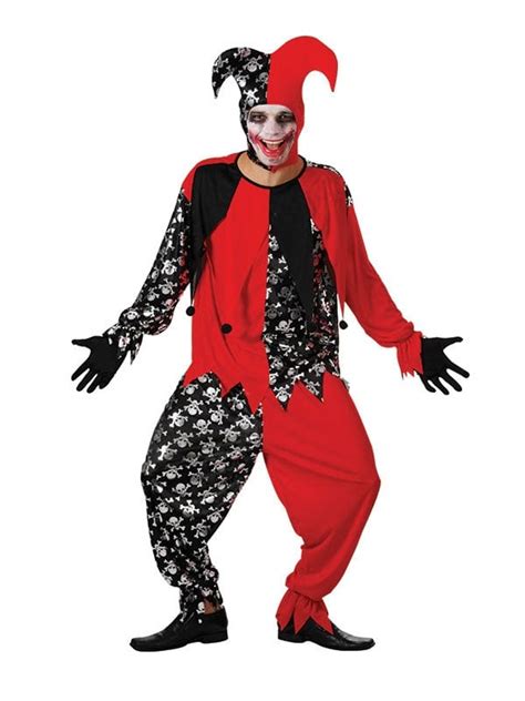 Evil Jester Clown Costume Costumes R Us