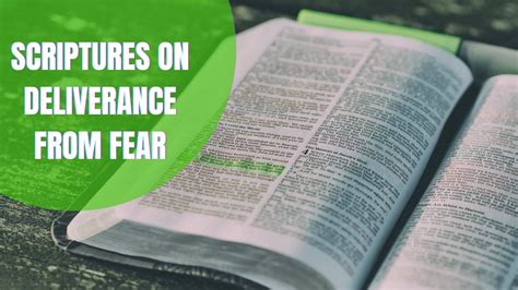 Scriptures On Deliverance From Fear What God Says About Overcoming Fear