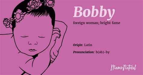 Bobby Name Meaning Origin Popularity Girl Names Like Bobby Mama