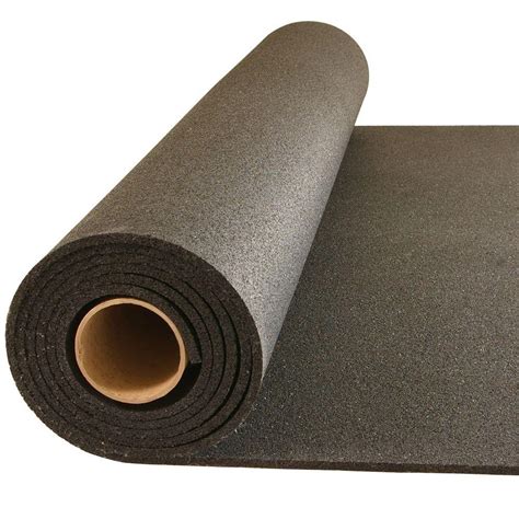 Greatmats Plyometric Black 4 Ft X 10 Ft X 0314 In Gym Rubber Floor