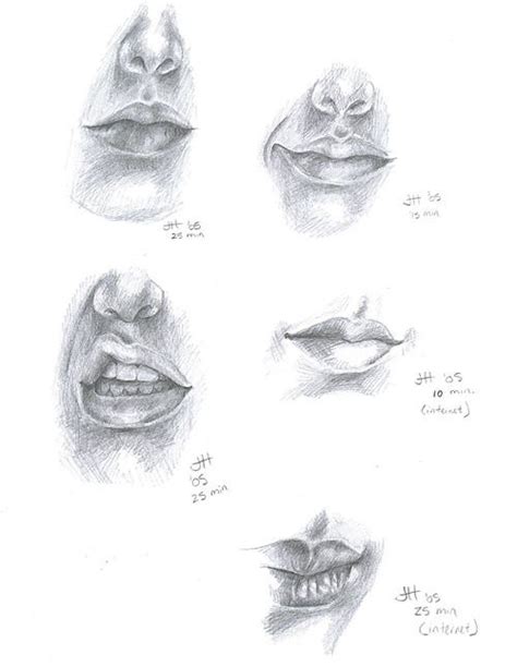 Tutorial On How To Draw Human Mouth Human Drawing Human Sketch Lips