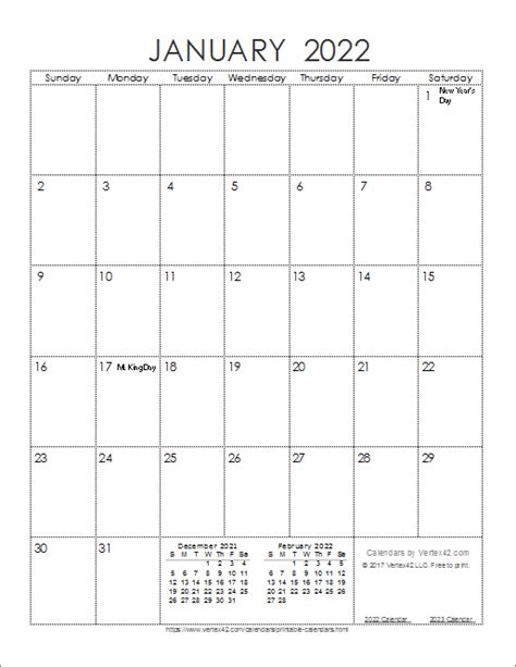 Free Printable Calendar 2022 Free Letter Templates
