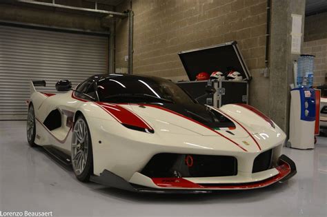 Gorgeous White Ferrari Fxx K Stuns At Spa Gtspirit