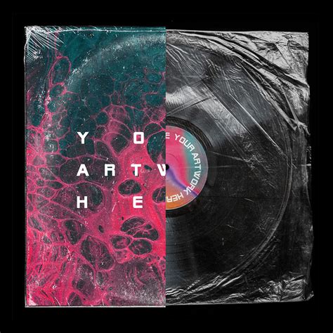 Download Customizable Vinyl Record Mockup on Behance