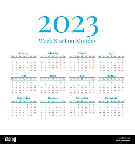 Calendario 2023 Por Semanas Planifica Tu Año Con Este Práctico