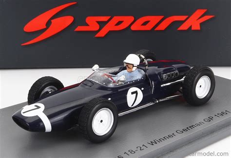 Spark Model S7447 Scale 143 Lotus F1 18 21 N 7 Winner German Gp 1961