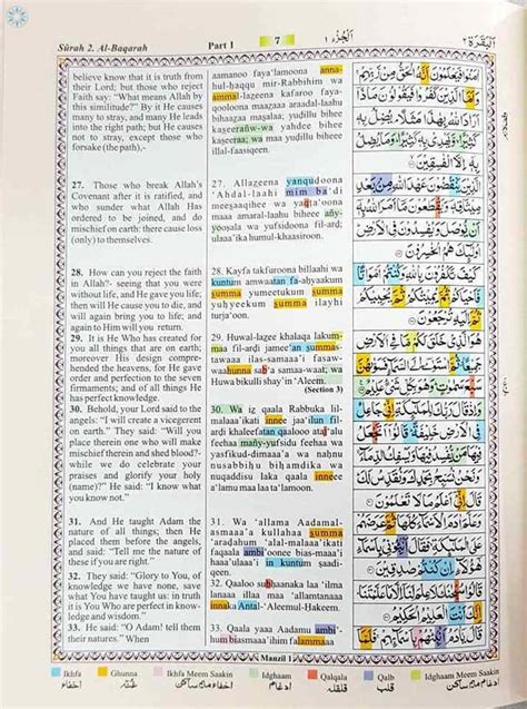 Quran › Quran Translation And Transliteration › The Holy Quran Colour