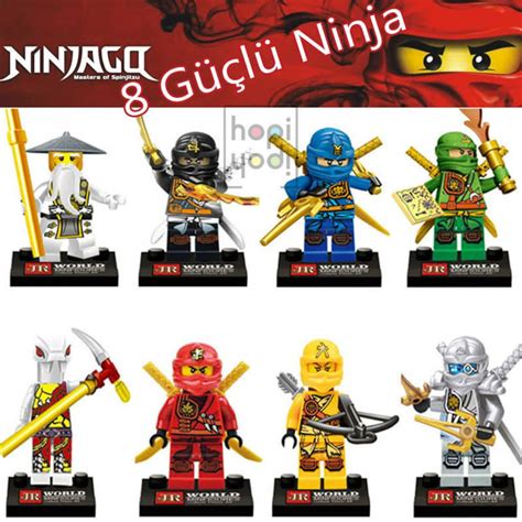 Lego Ninjago Mini Figür Set Sensei Wu Figür Skylor Lloyd Jay Kai
