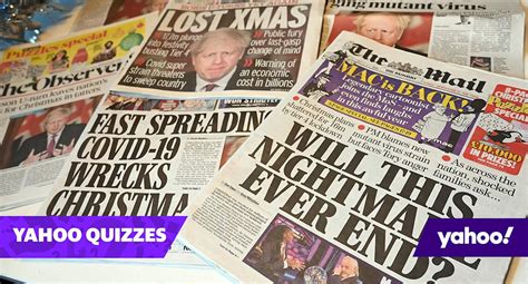 Quiz Can You Complete These 2020 Newspaper Headlines