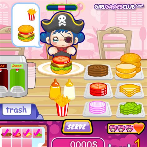 530 juegos para cocinar todo tipo de platos: Juego de cocinar y comprar hamburguesa | Juegos
