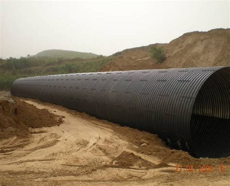 Half Round Corrugated Metal Culvert Pipe Hengshui Lineng New Material