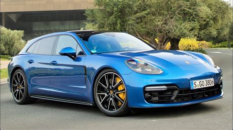 Blue Porsche Panamera Gts Sport Turismo Outstanding Performance Youtube