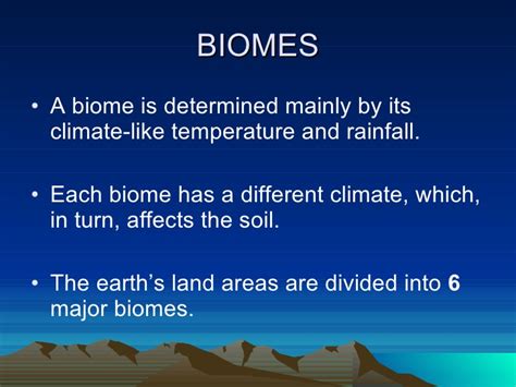 Ecosystems, biomes, and biological communities. What Are Biomes