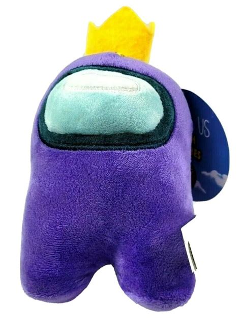 Among Us Toikido 7 Purple With Gold Crown Imposter Plush Series 2 King