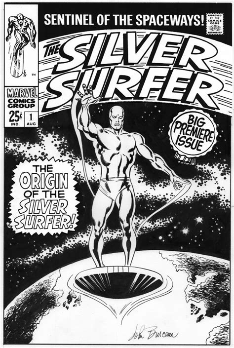 Silver Surfer 1 Cover Recreation In Brian Pecks 2016 Acquisitions