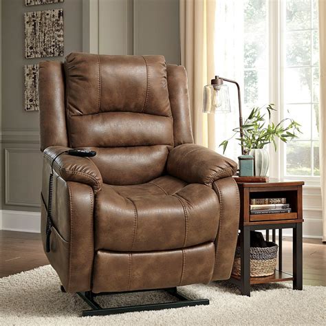 These chairs also serve as recliners, offering various positions to keep. Anthony Power Lift Recliner in Saddle | Living Room Chairs ...
