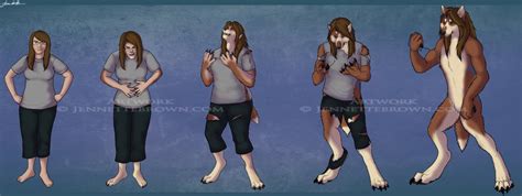 Nuir Transformation Sequence By Sugarpoultry On DeviantArt Furry Tf Female Werewolves Tf Art