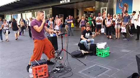Australian Street Musicians At Melbourne Nov 2015 Youtube