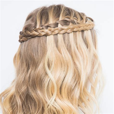 Waterfall Braid Hairstyle How To Popsugar Beauty