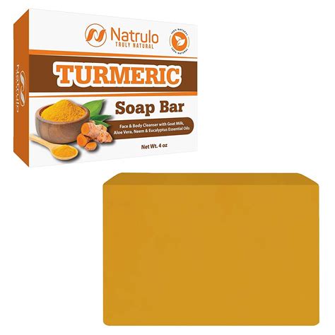 Amazon Com Natural Turmeric Soap Bar For Face Body All Skin Types
