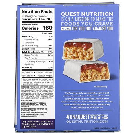 Quest Hero Protein Bar Nutrition Facts Besto Blog