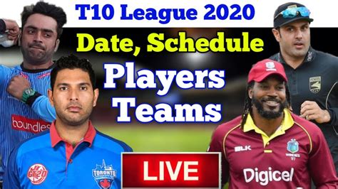 Get t10 cricket league live scores and ball by ball commentary here. T10 LEAGUE 2020 -| Schedule, Date, Timings, Teams, Players ...
