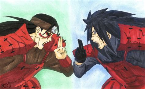 Drawing Madara Uchiha Vs Hashirama Senju Artofit