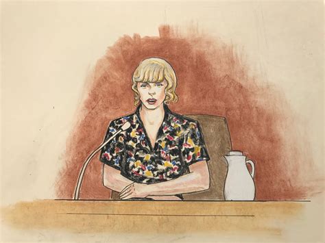 The Taylor Swift Trial In Court Sketches