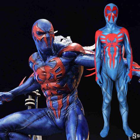 spider man 2099 miguel o hara cosplay traje en el verso araña tienda de disfraces de cosplay