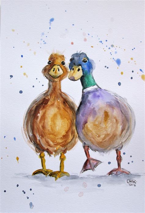 Unique Pictures Of Mallard Ducks In 2020 With Images Watercolor Art